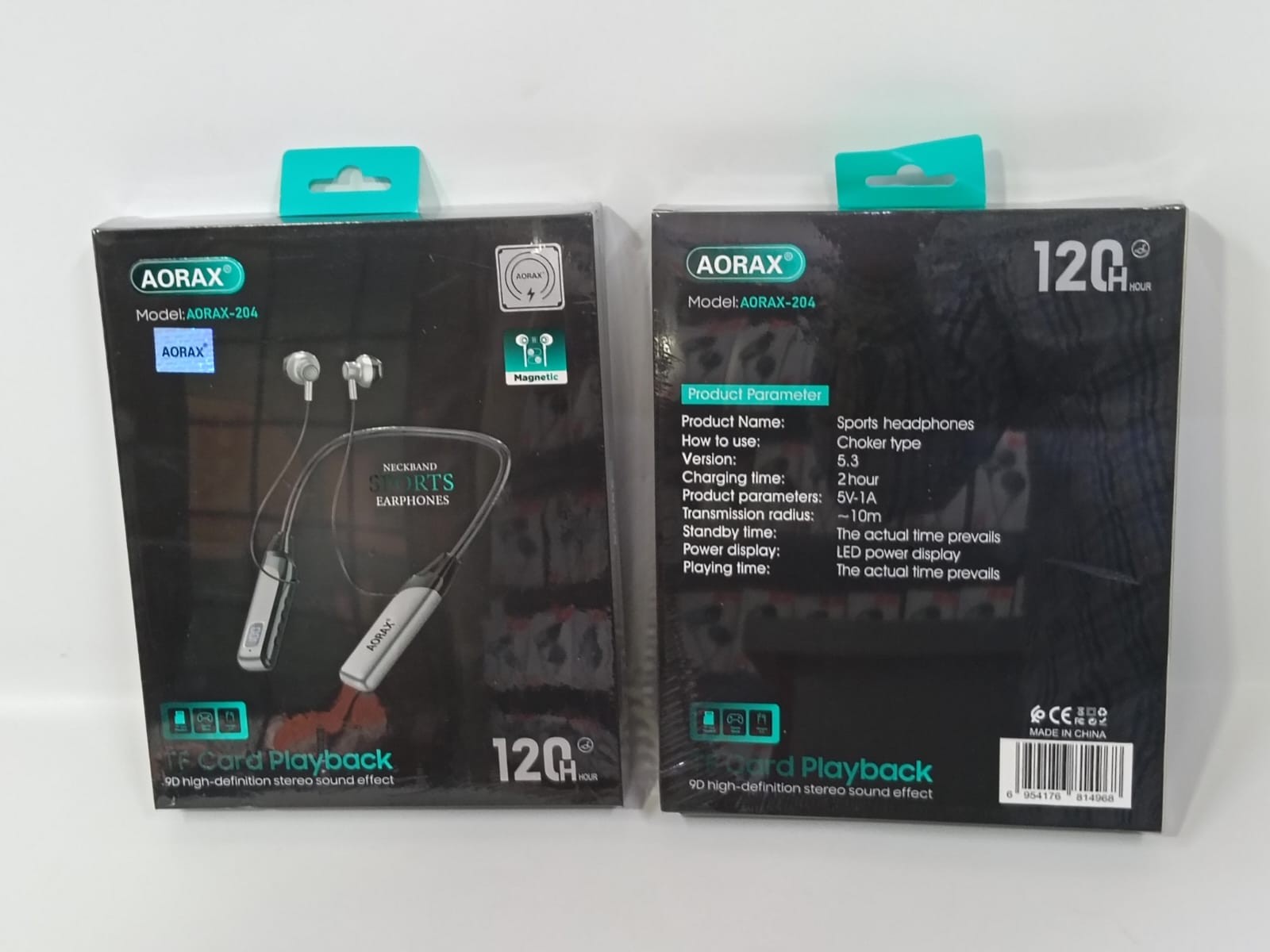 سماعة طوق AORAX موديل AORAX-204 – شاشة ديجيتال ومدخل ميموري - تسوق الآن من شركه البشاتلى للاستيراد وتجاره اكسسوارات الموبيل