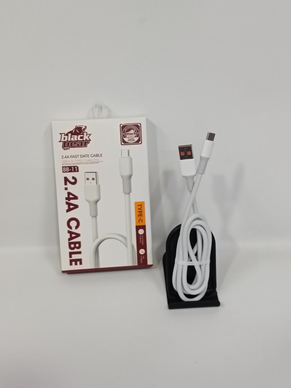 كابل Black Bear تايب سي USB 2.4A شحن سريع – موديل BB-11 - تسوق الآن من شركه البشاتلى للاستيراد وتجاره اكسسوارات الموبيل