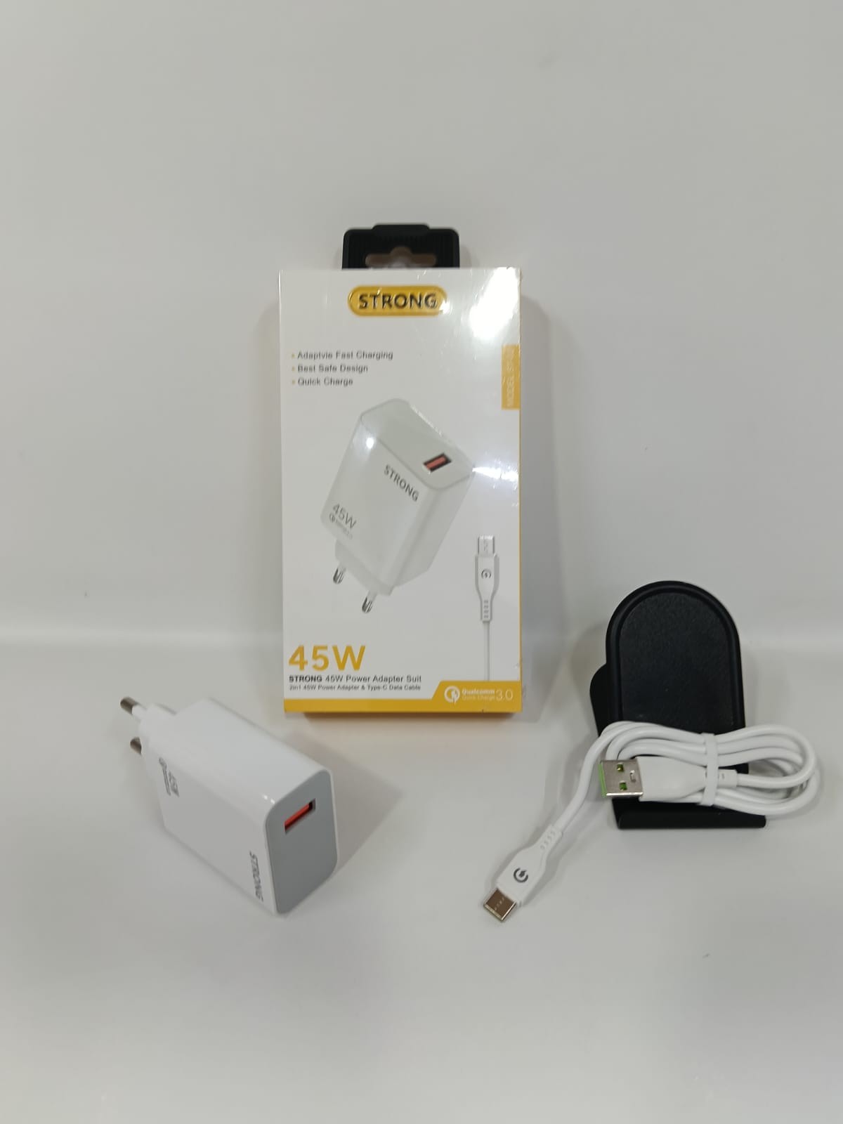 شاحن Strong ST-02 قوة 45W سوبر فاست - تسوق الآن من شركه البشاتلى للاستيراد وتجاره اكسسوارات الموبيل
