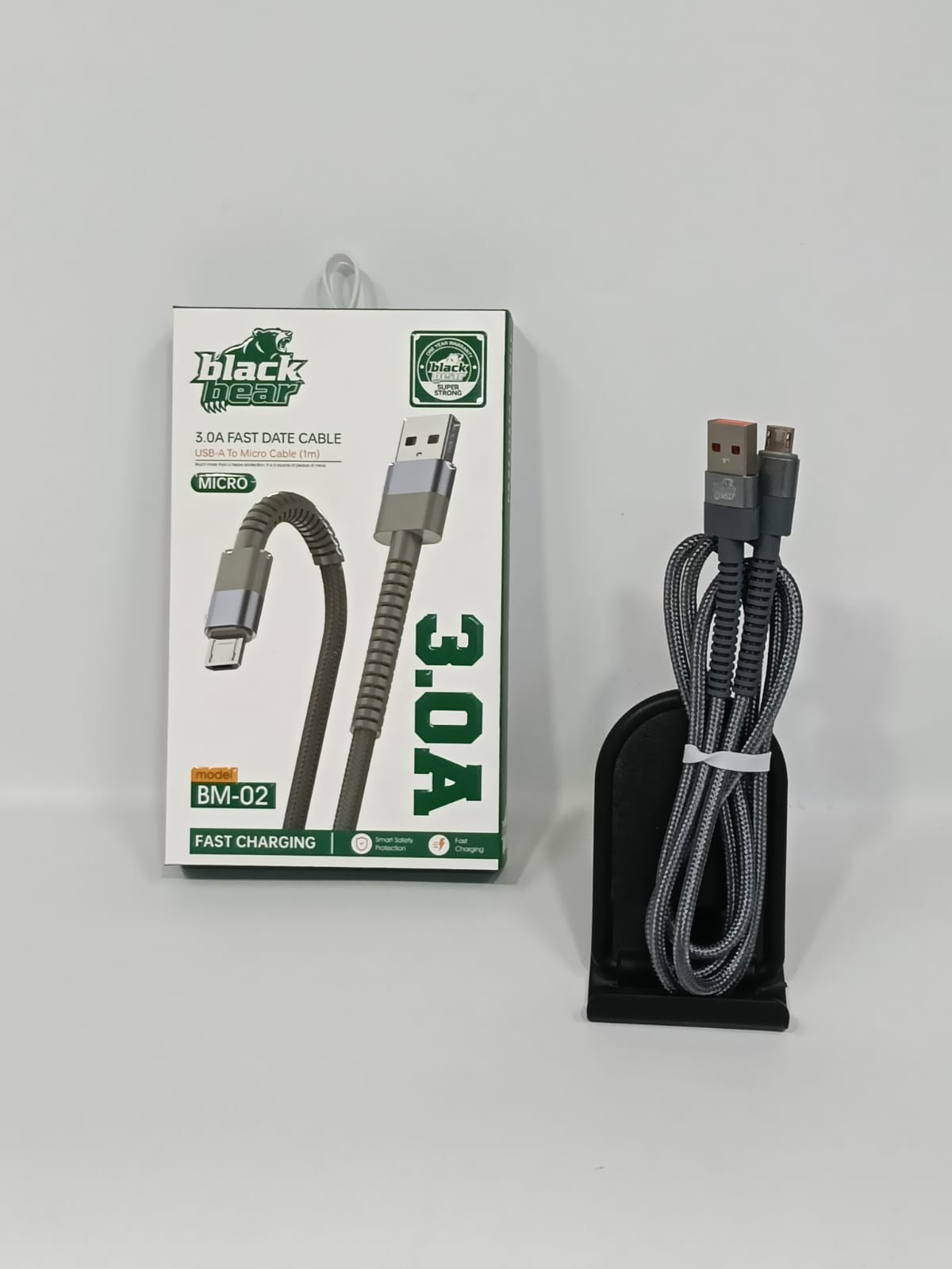 كابل BLACK Bear موديل BM-02 ميكرو – شحن سريع 3A - تسوق الآن من شركه البشاتلى للاستيراد وتجاره اكسسوارات الموبيل