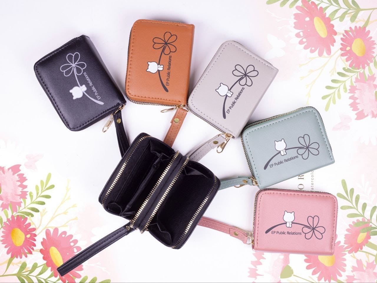 بوك 2 سوستة صغير فرع ورده او عباد شمس