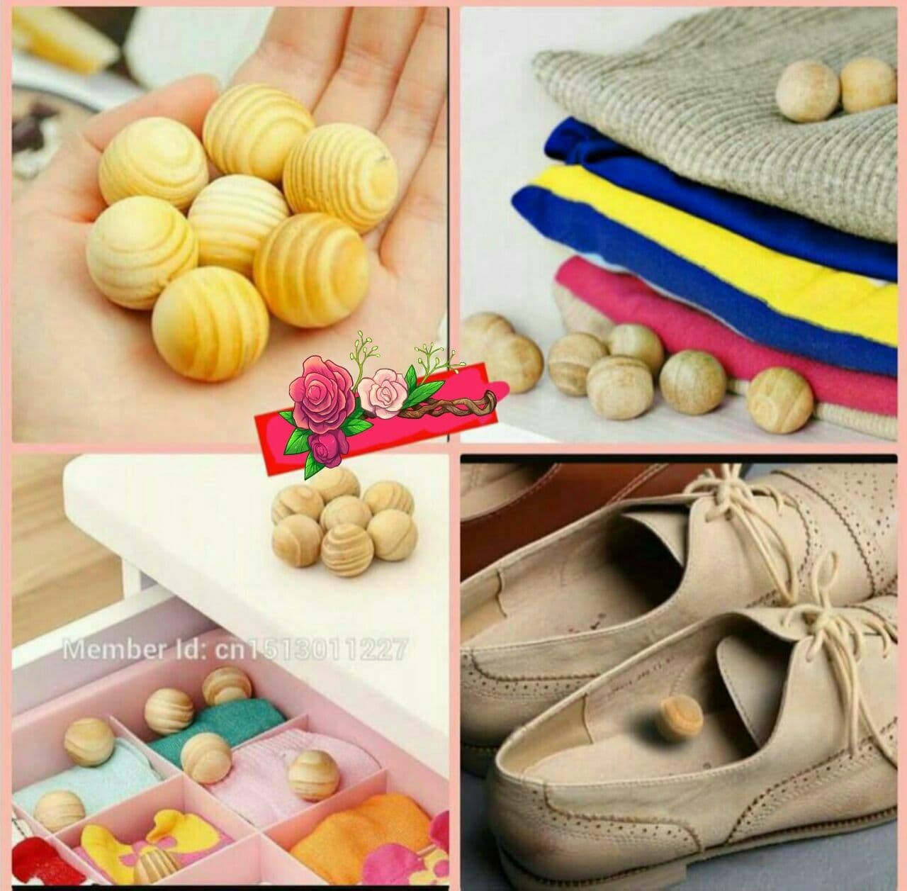 نفتالين ملابس خشب