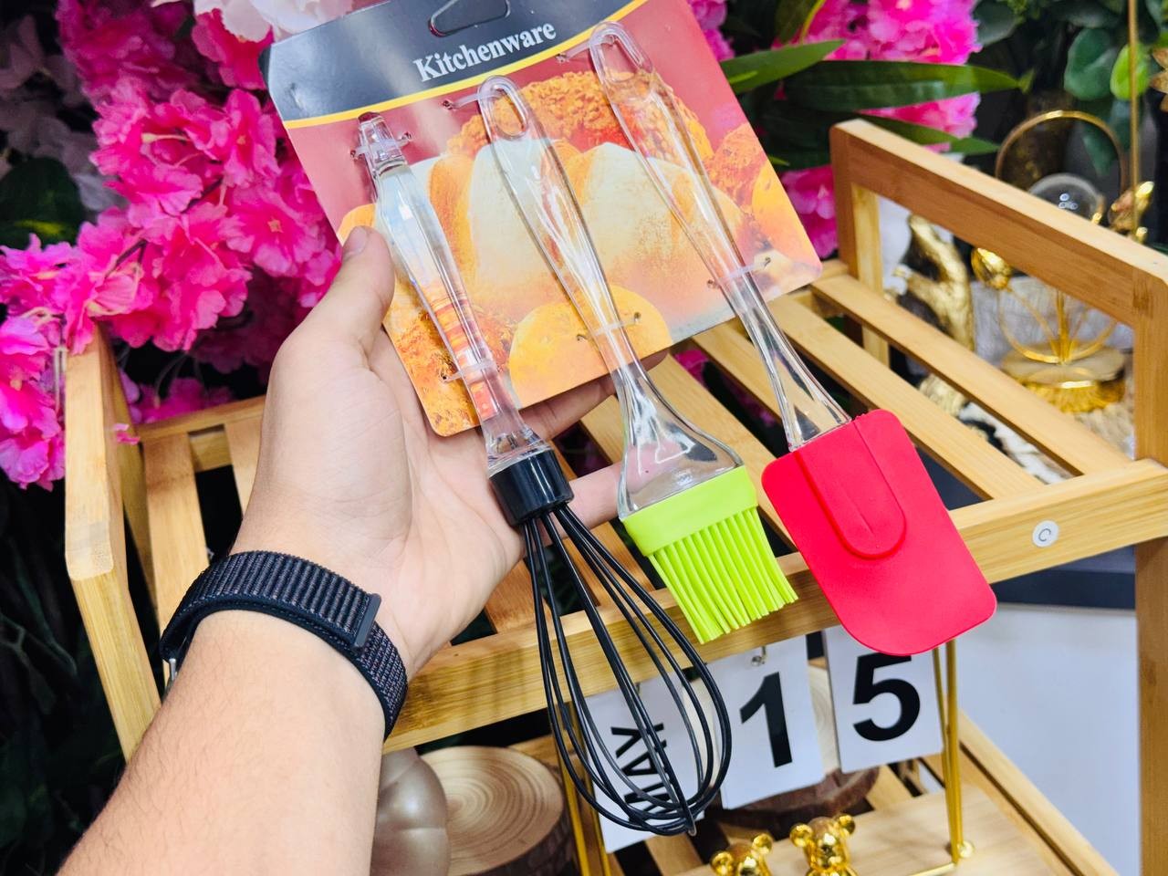 طقم توزيع يد كريستال 3 قطع