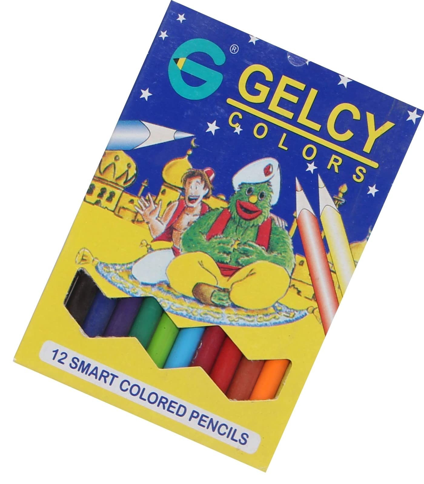 علبة الوان خشب جيلسى ١٢ لون