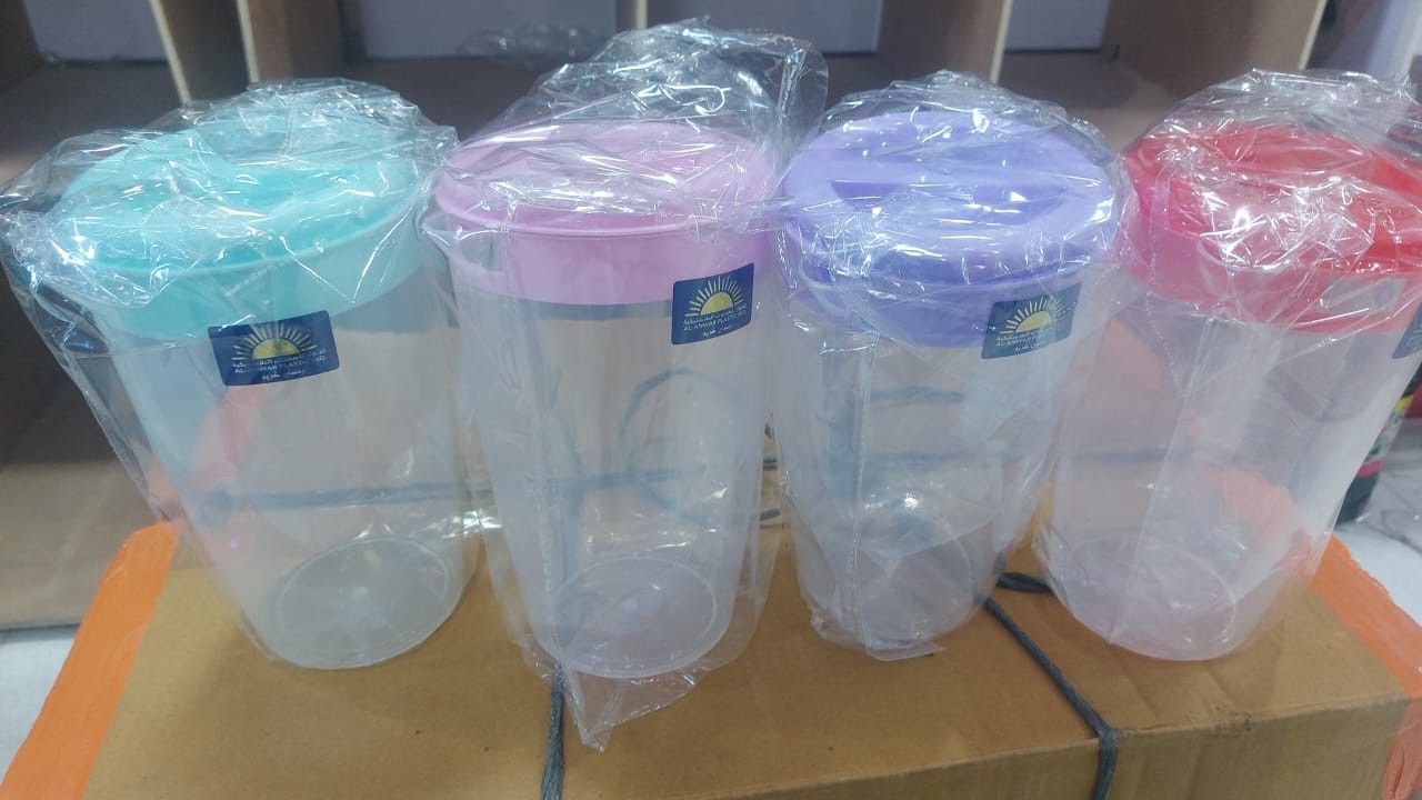 دورق مياه بلاستيك كبير الانوار