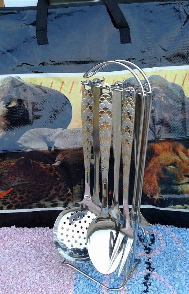 طقم توزيع استانلس 7 قطع