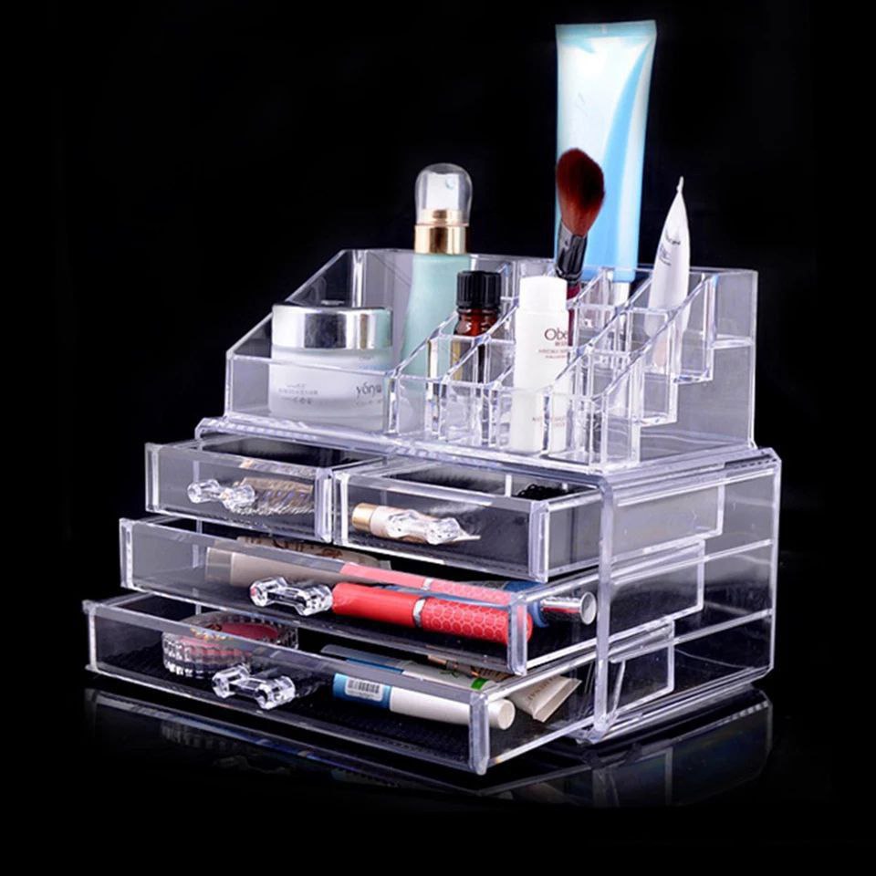 منظم مكياج شفاف