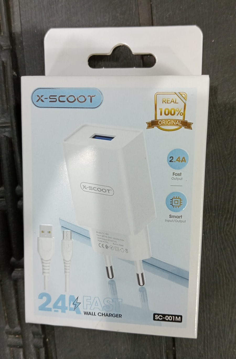 شاحن منزل x-scoot 2.4 A مايكرو