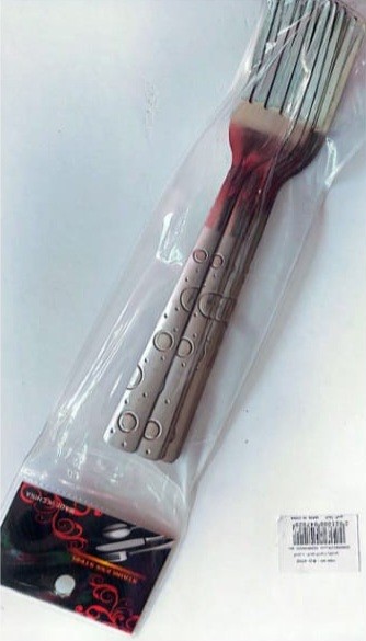 طقم شوك كبيره لوكس ٦ قطع سلفر