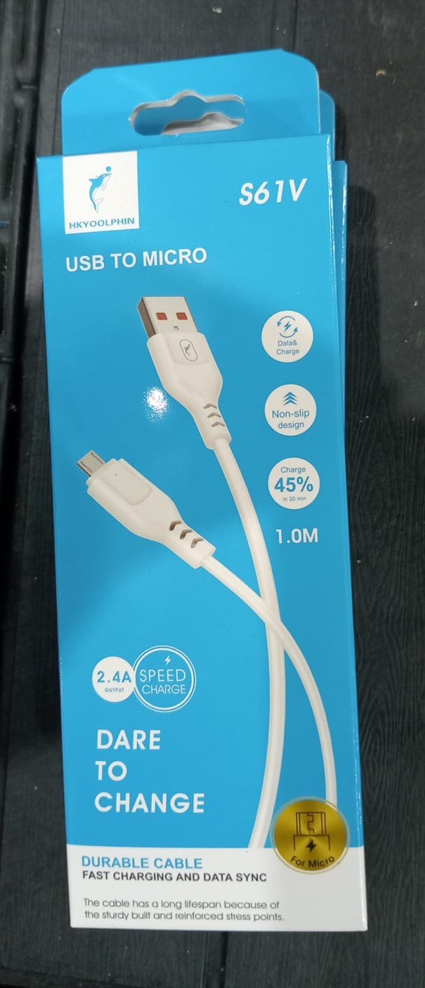 كابل شحن دولفين مايكرو V8