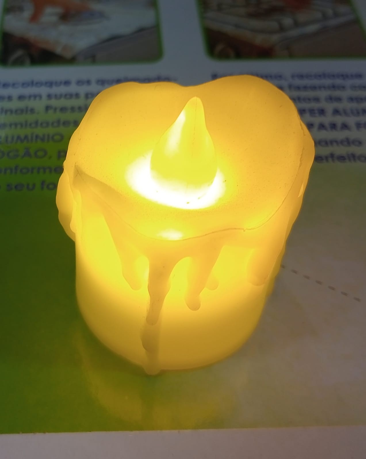 شمعه مضيئه بيج