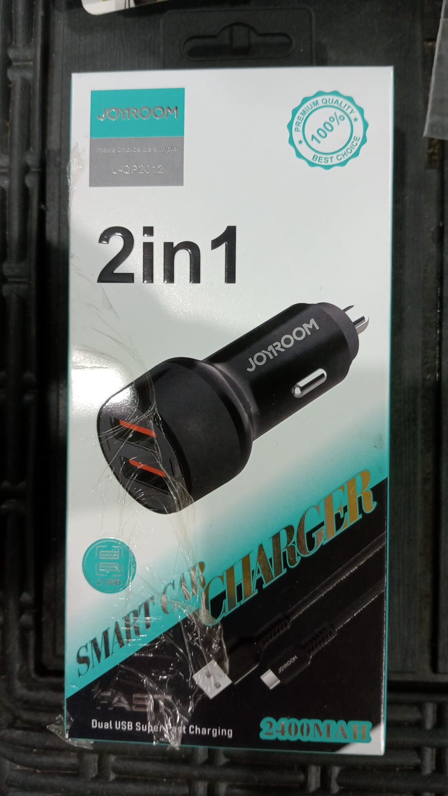 شاحن سيارة joyroom 2*1