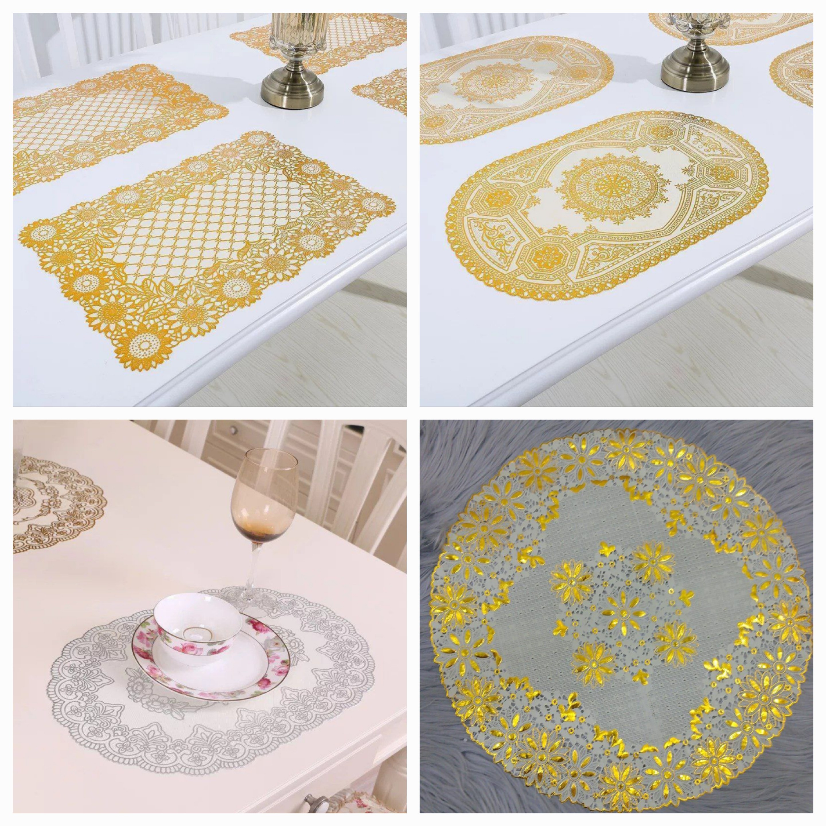 مفرش ترابيزة انتريه او كوميدينو