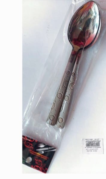 طقم معالق شاى لوكس ٦ قطع سلفر