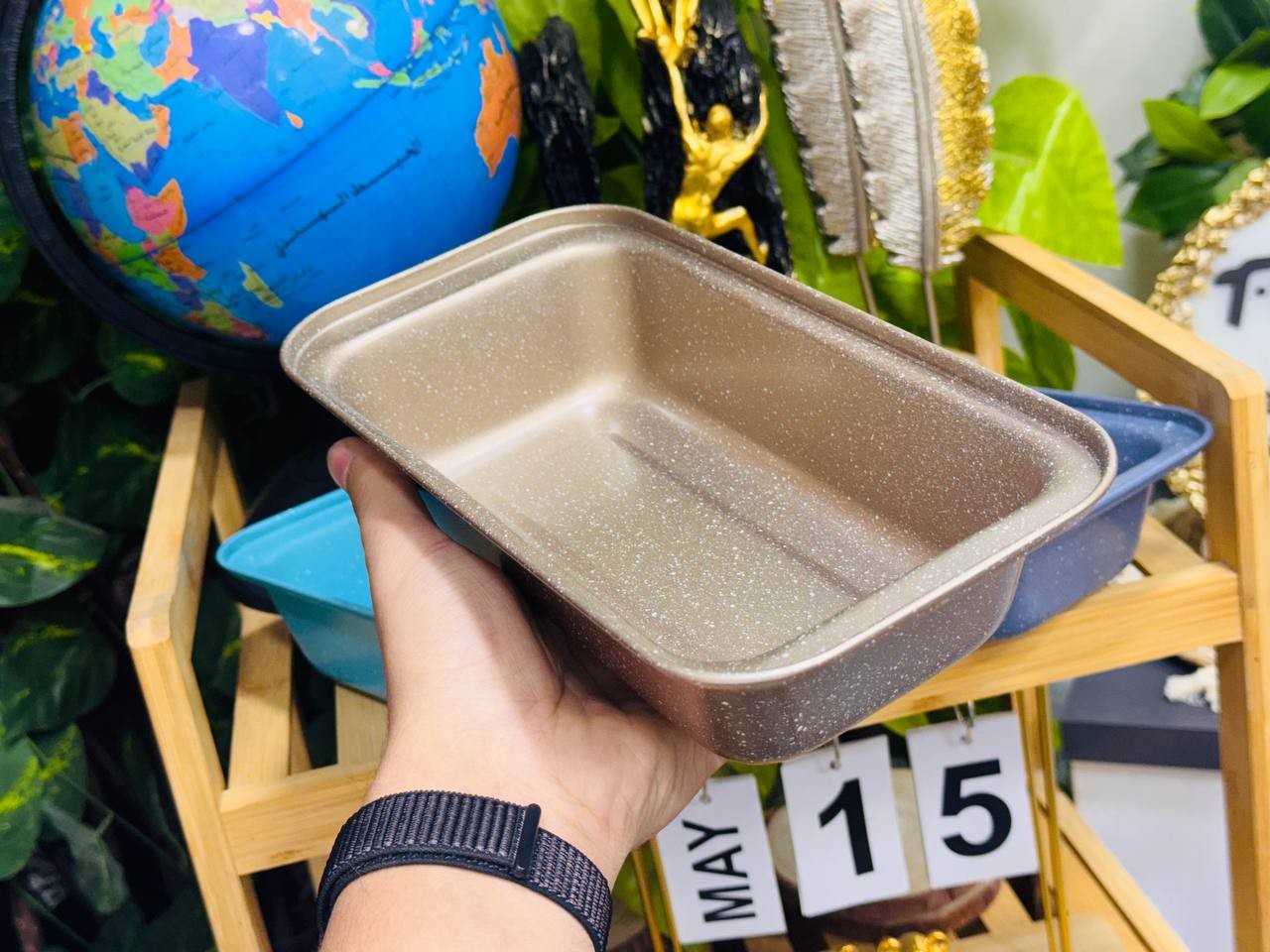 قالب كيك جرانيت مستطيل صغير 20 سم