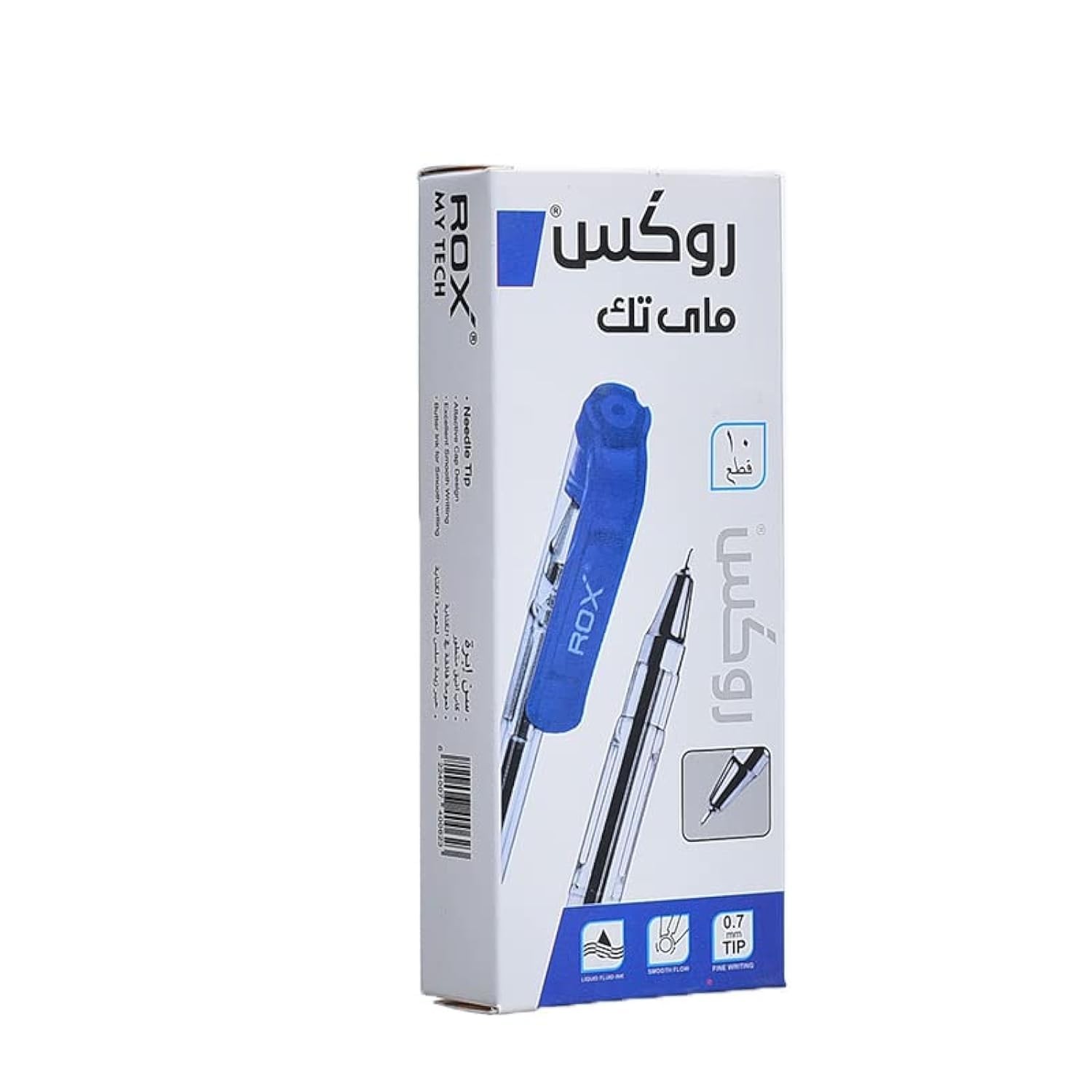 علبة قلم جاف روكس ١٠ قطع