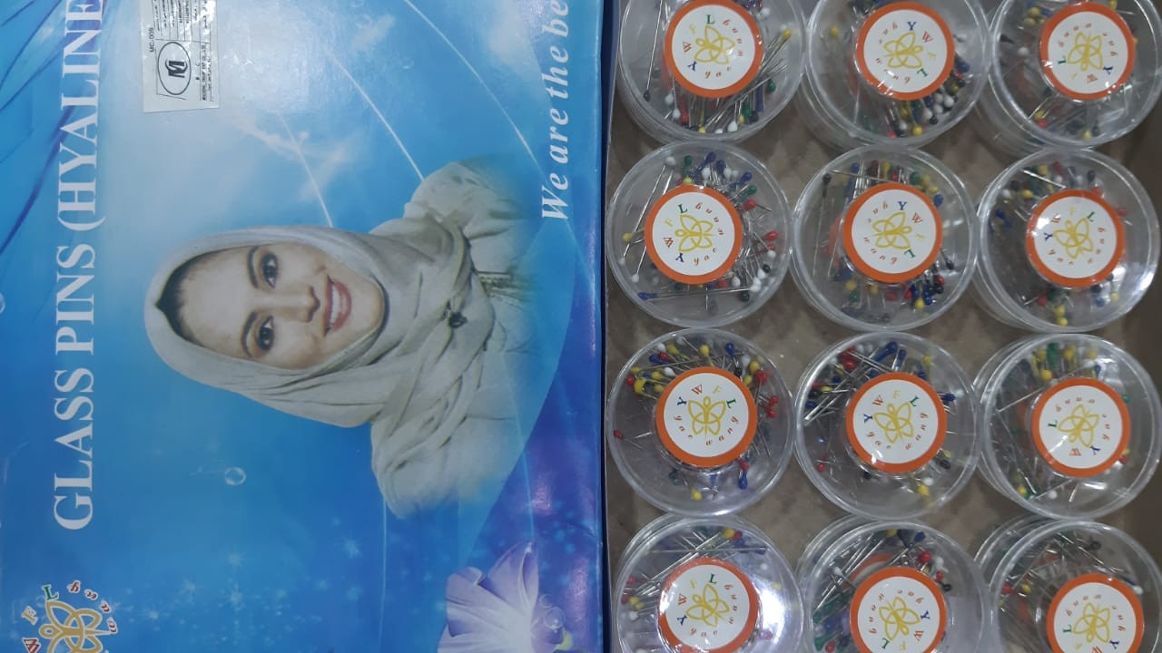 دبوس طرحه سحرى علبه صغيره