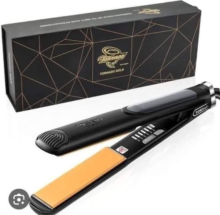 مكواة شعر تورنيدو علبه صفيح