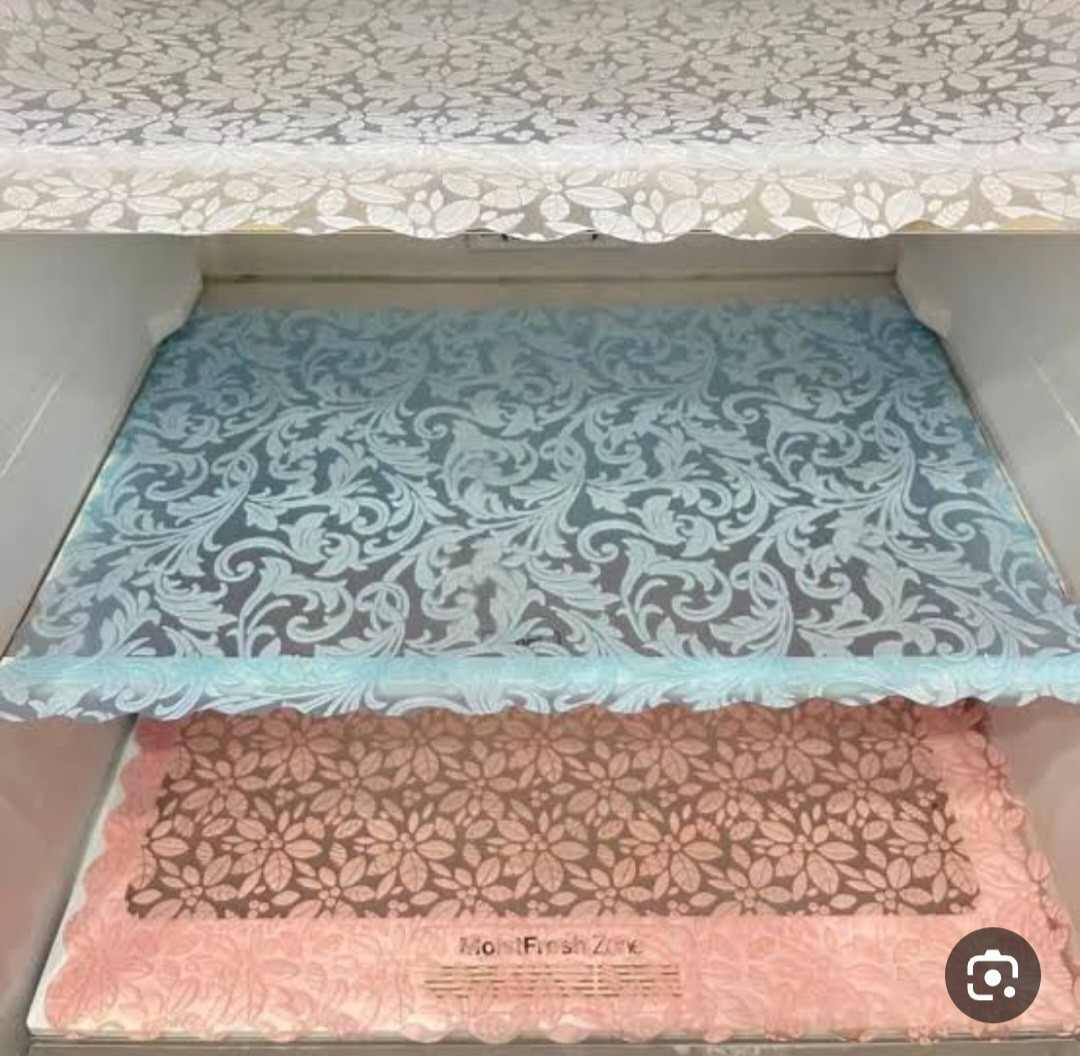 مفرش ثلاجه دانتيله