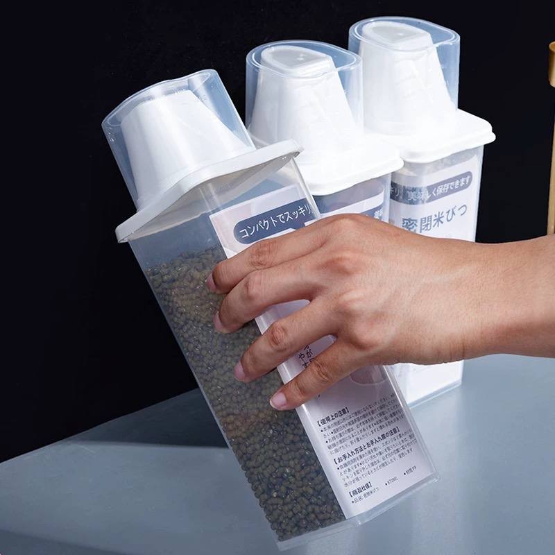 علبه لحفظ البقوليات بغطاء