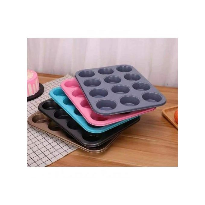 صينية كب كيك تيفال 12 قالب جرانيت