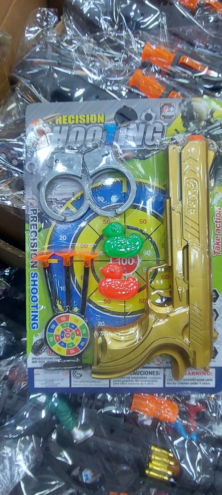 مسدس اسهم كلبش دهبى على كارت