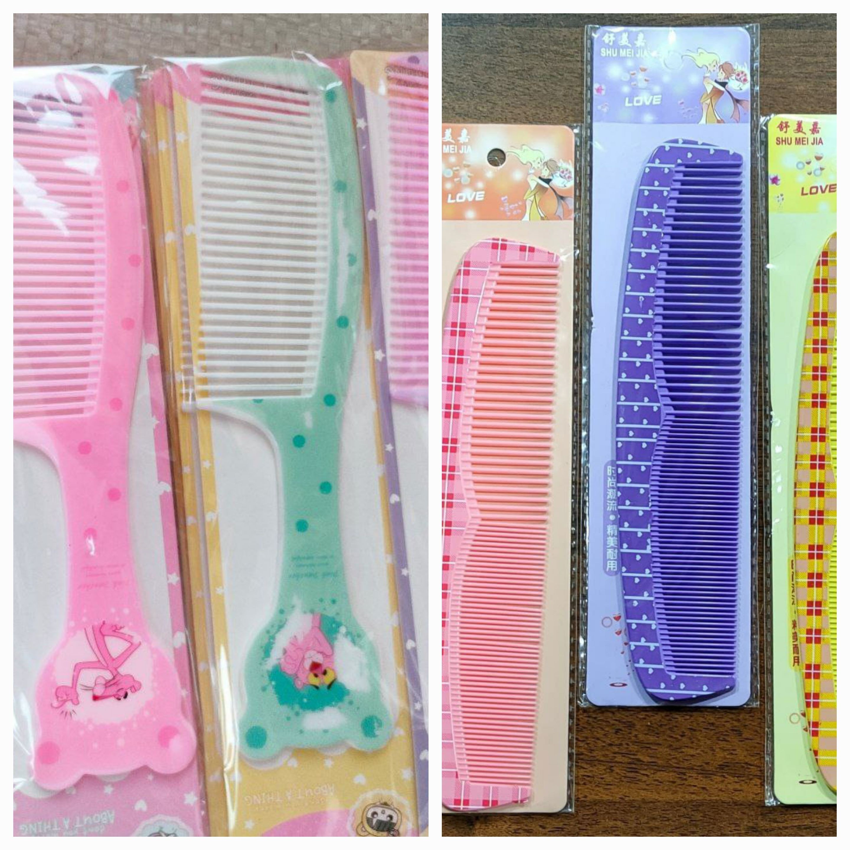 مشط بلاستيك فردانى على كارت لوكس