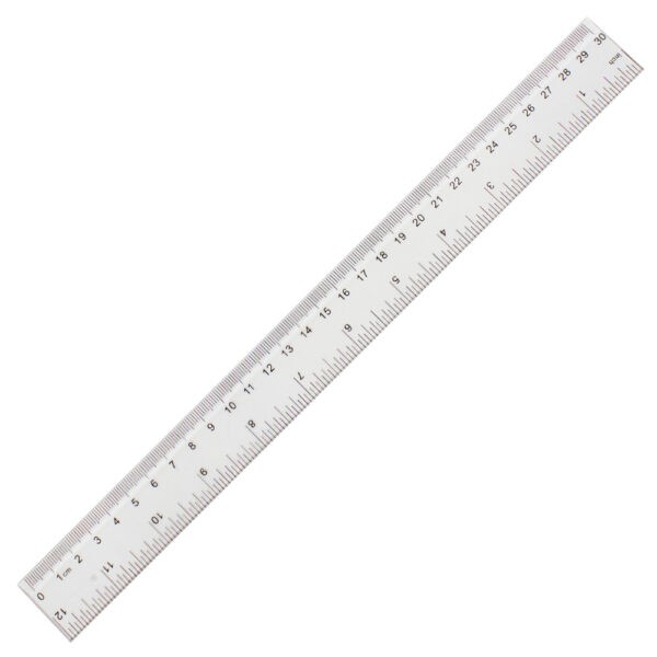 مسطره شفاف ٣٠ سم عاديه