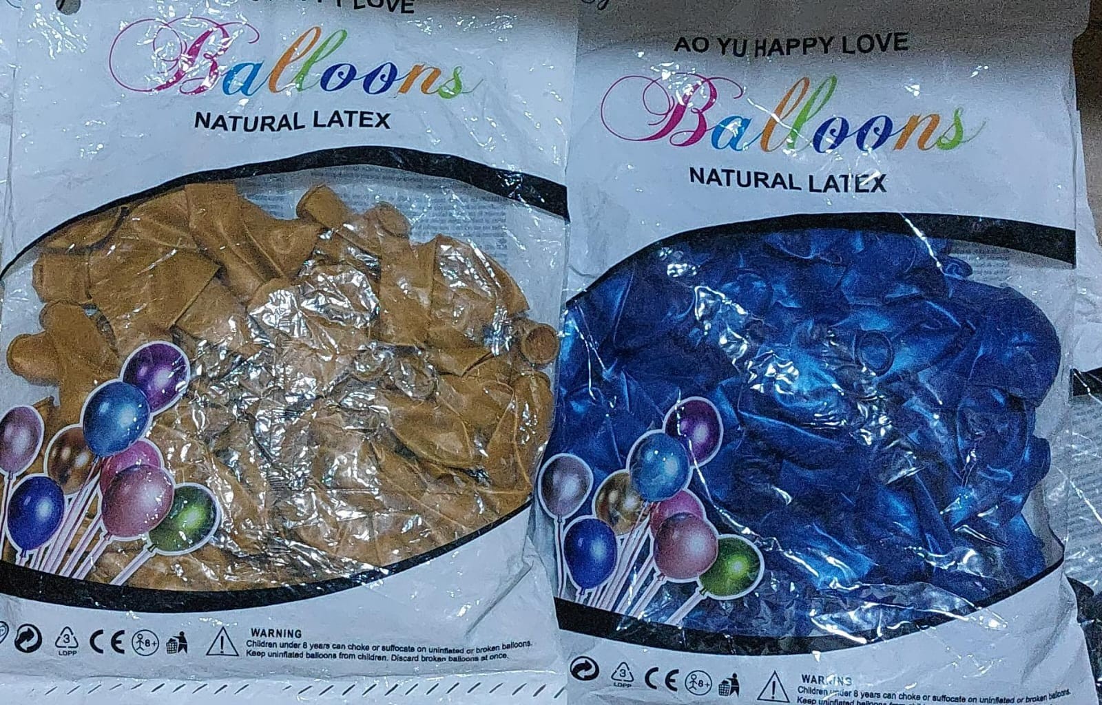 كيس بالون كبير ساده ٩٠ قطعه