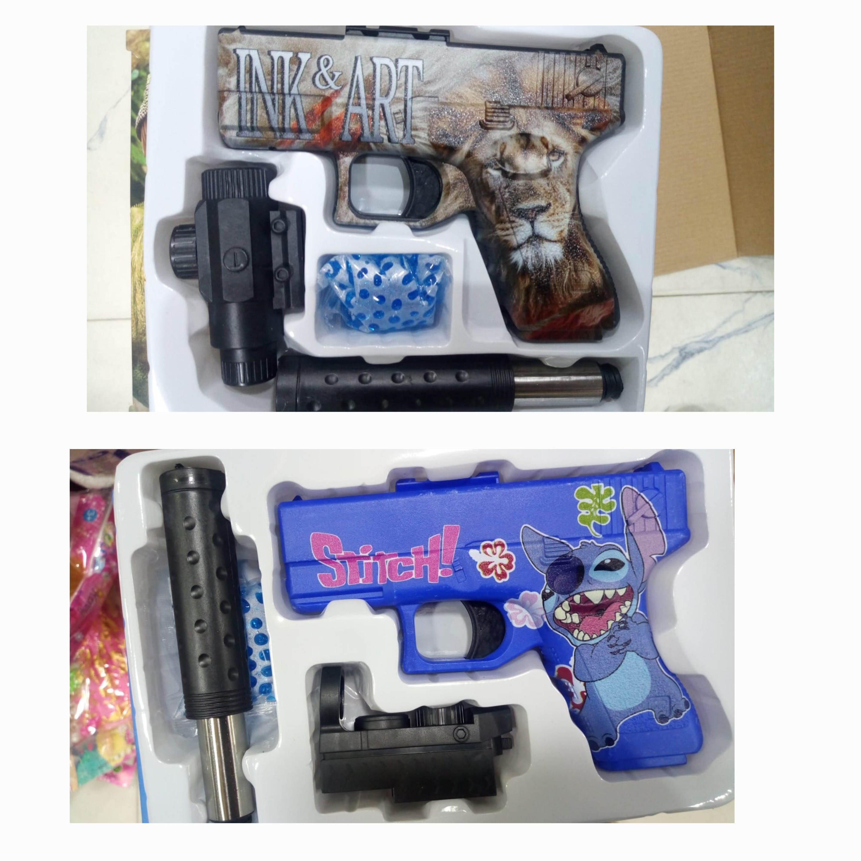 مسدس طبنجه خرز اسد فى علبه