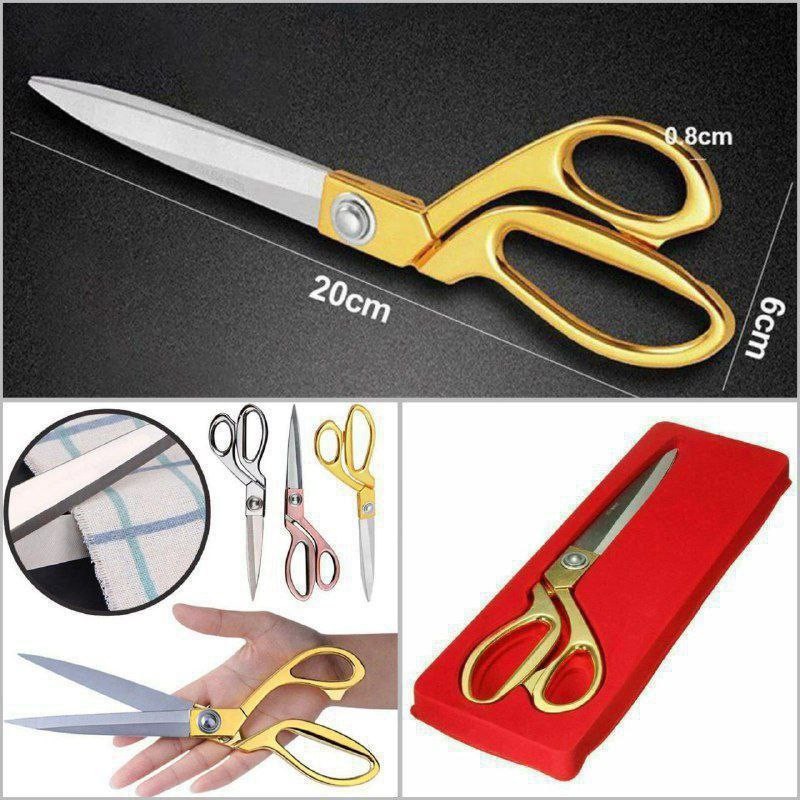 مقص استانلس بيد نحاسى في علبه