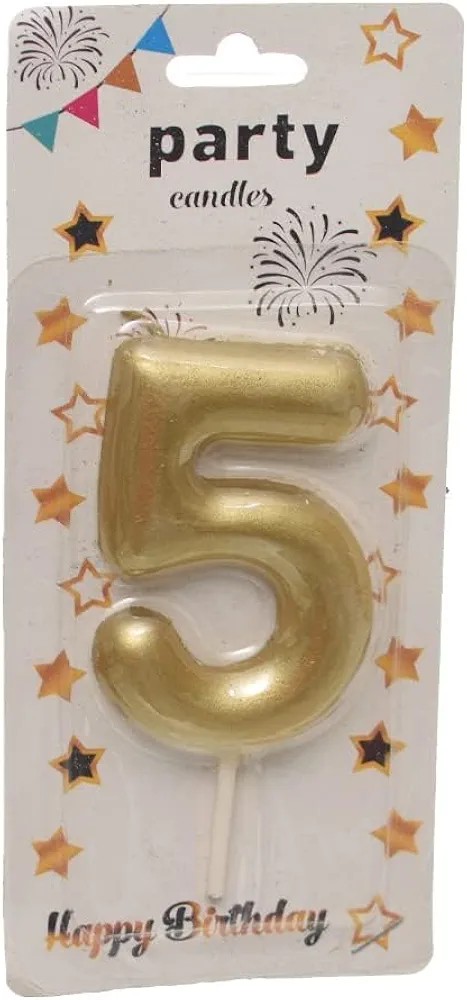 شمع حروف وارقام عيد ميلاد