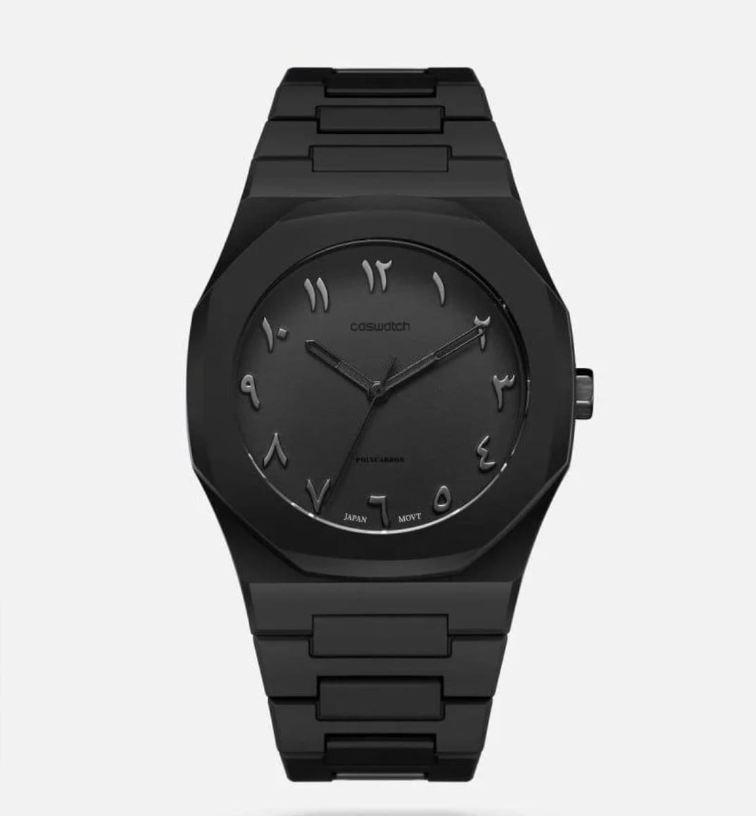 ساعة يد كربونيه سوداء