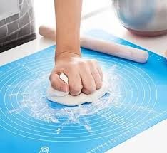 مفرش عجين سيليكون كبير مدرج